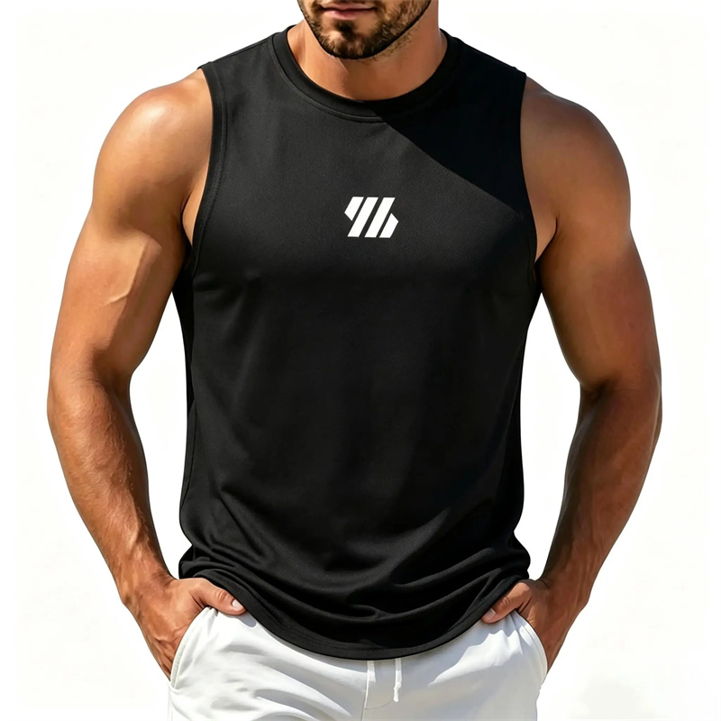 Sleeveless Undershirt - Heren Fitness hardloop tanktop Sportkleding Mouwloos