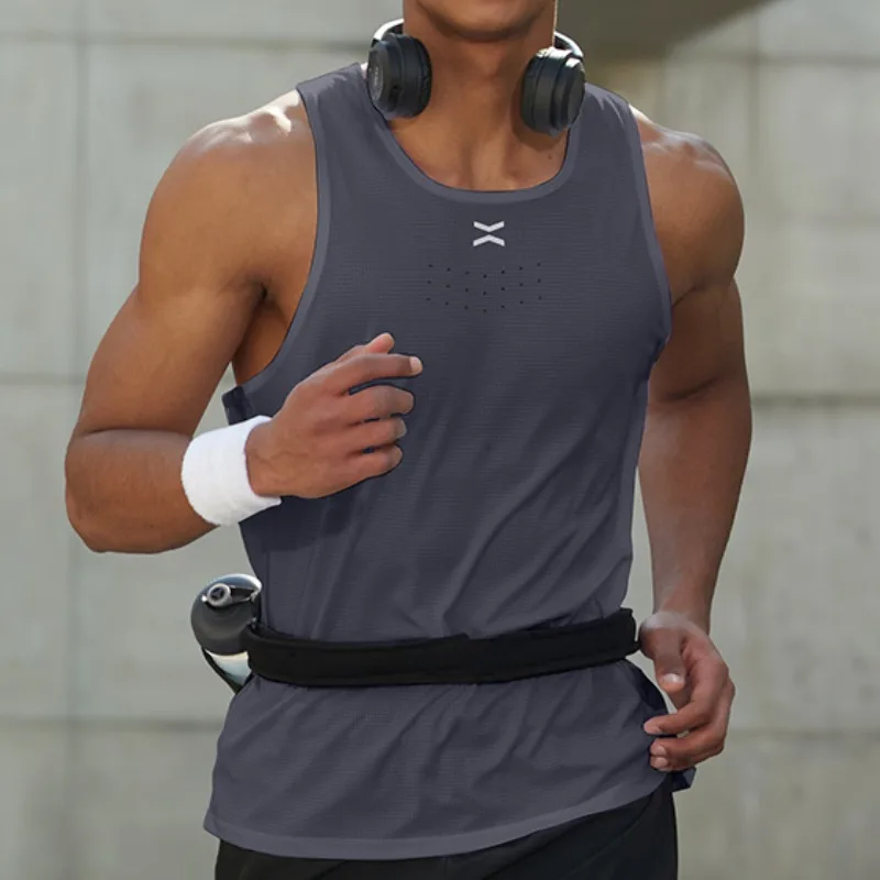 Sleeveless Undershirt - Heren Gym Sportvest Tank Marathon Mouwloos