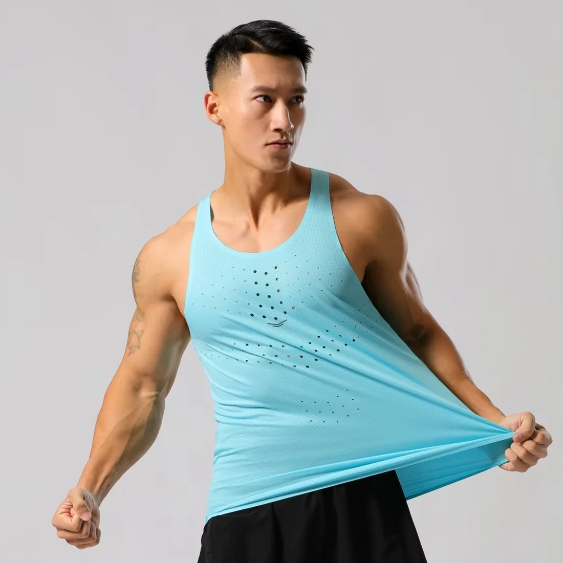 Sleeveless Undershirt - Lichtgewicht hardloopvesten voor heren, tops voor