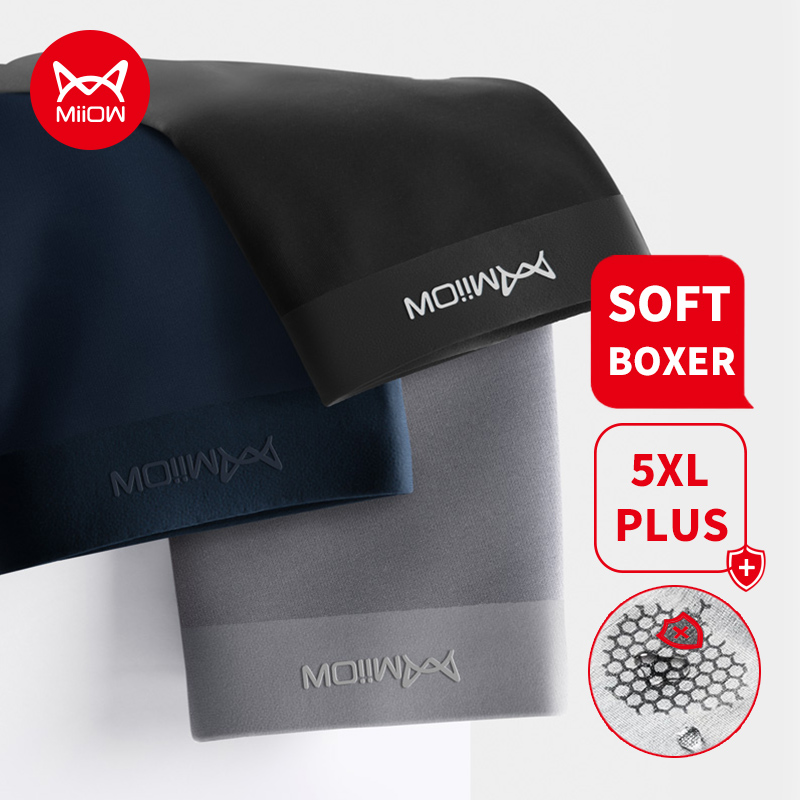 Boxer Brief Pack Cotton - Miiow 3 Stuks Biologische Katoen Mannen