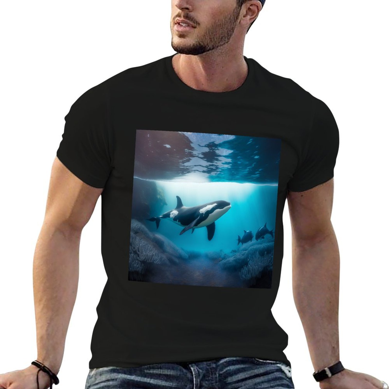 Under Sea Orca T-shirt Minimal - Undershirt Crew Neck recensie en prijs