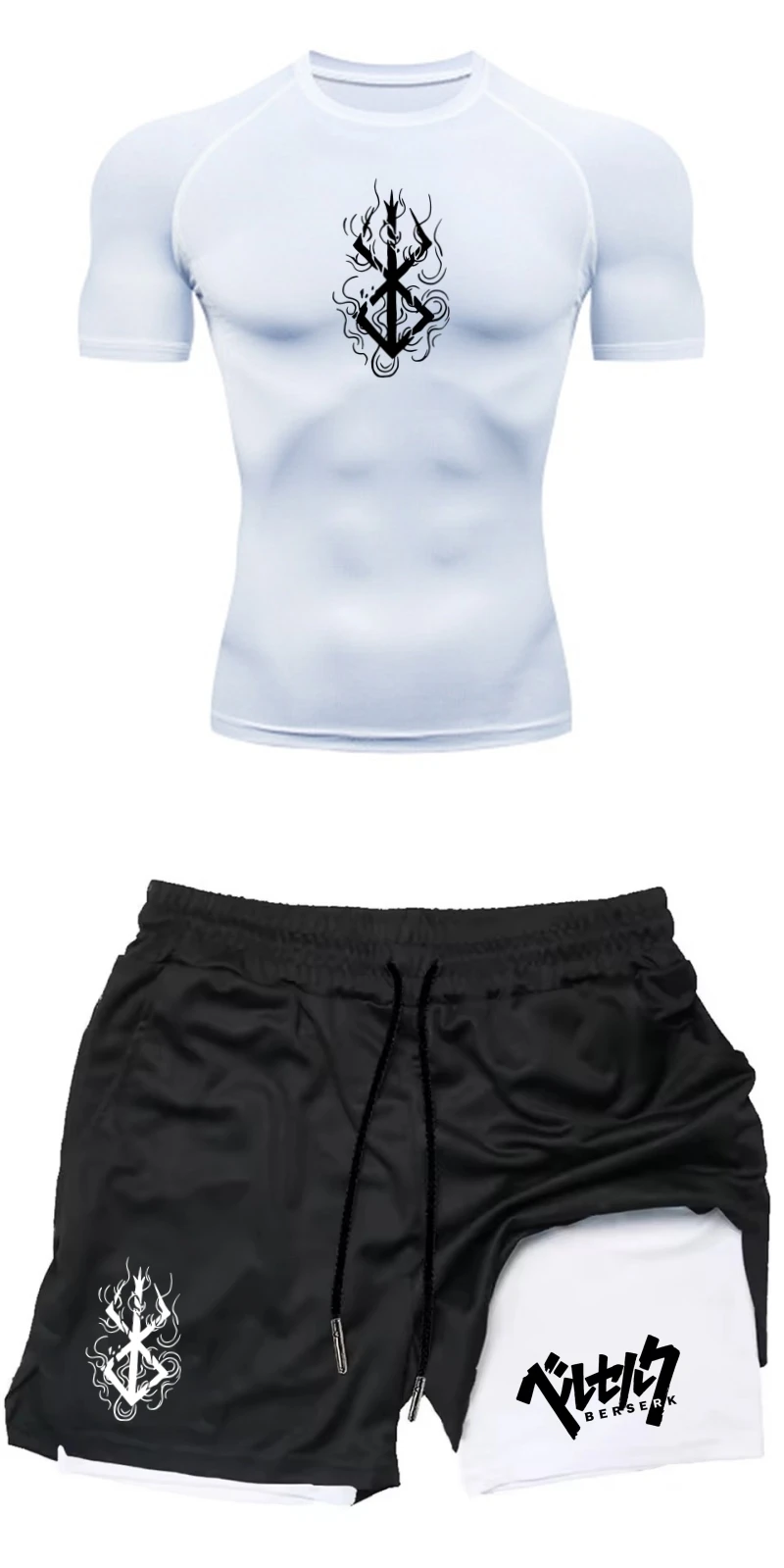 Zomer Gym Fitness Trainingsset - Compression Shorts Athletes recensie en prijs