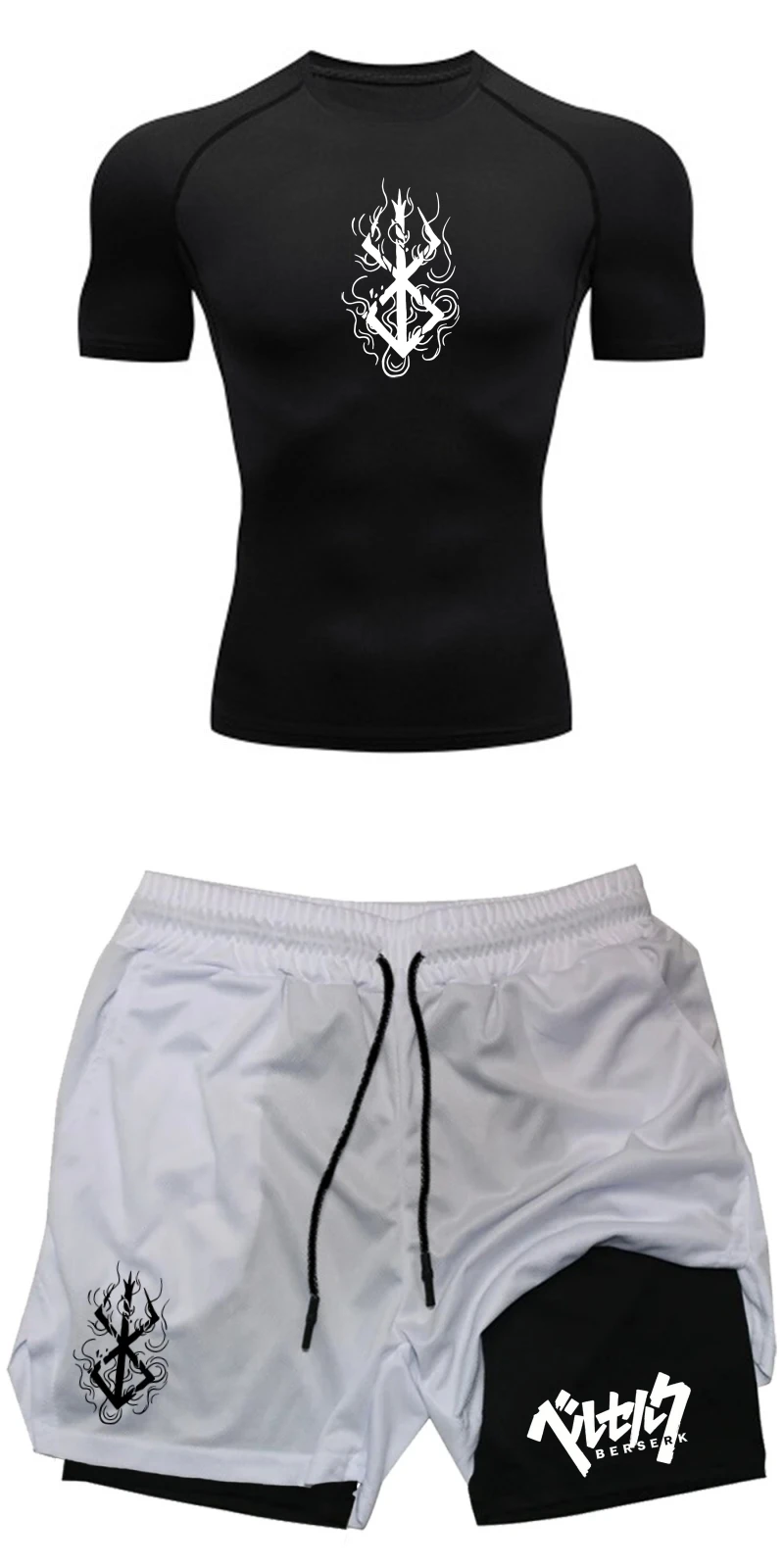 Zomer Gym Fitness Trainingsset - Compression Shorts Athletes recensie en prijs