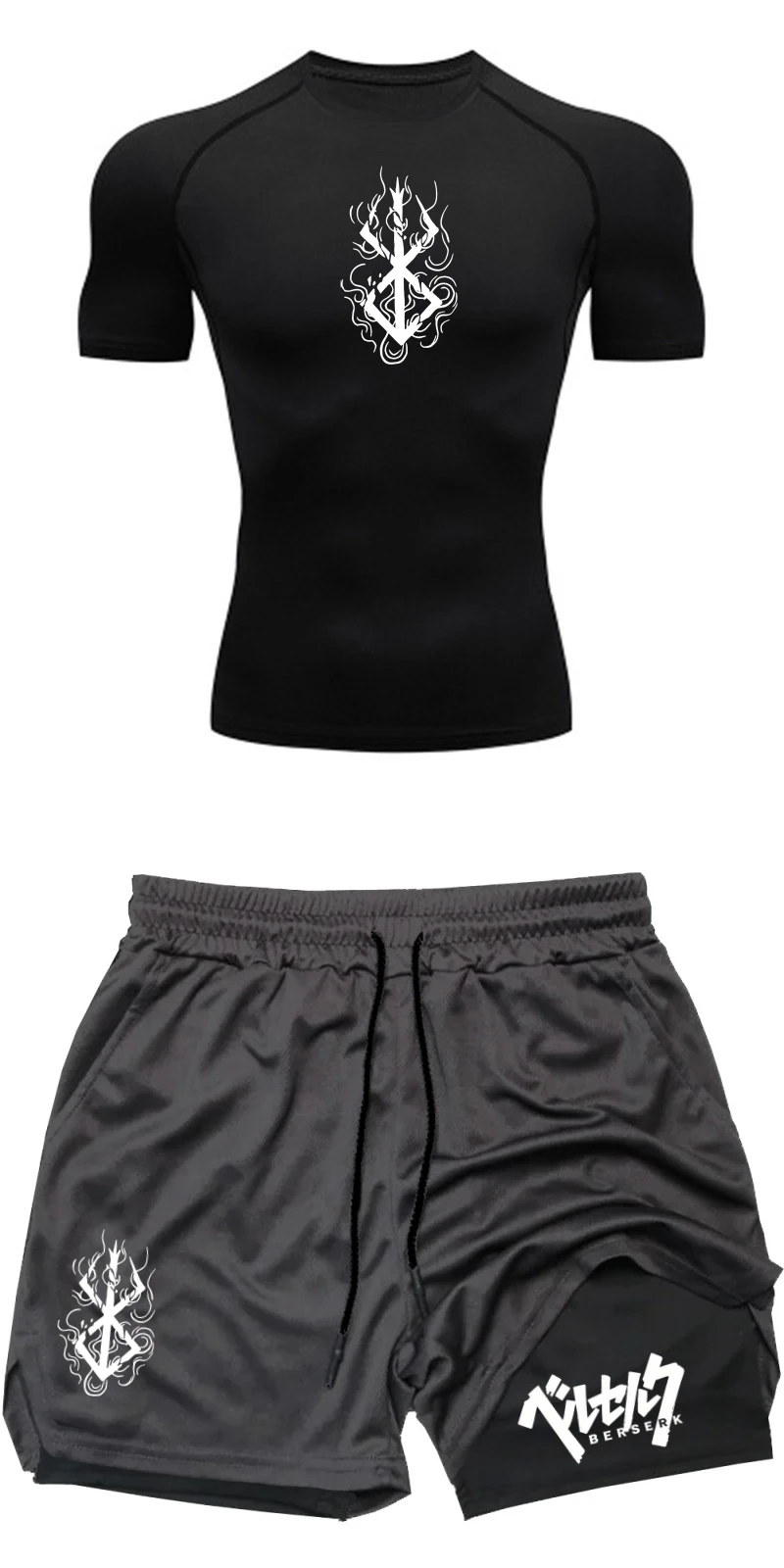 Zomer Gym Fitness Trainingsset - Compression Shorts Athletes recensie en prijs