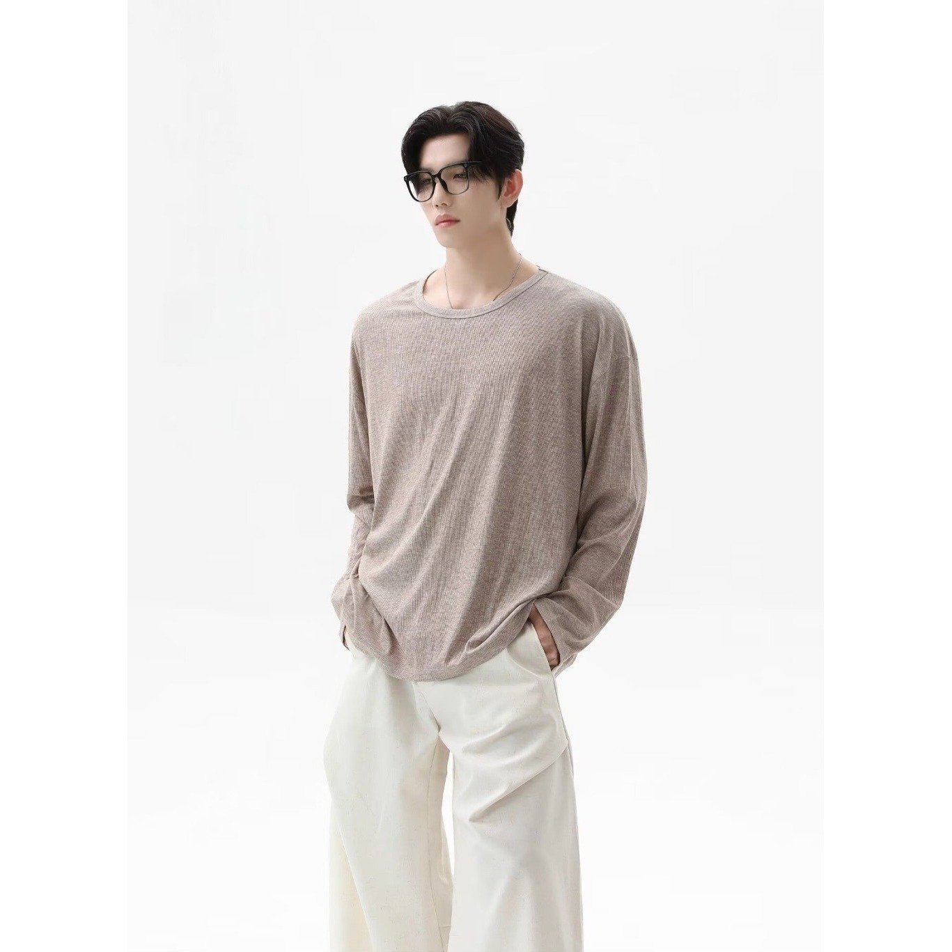 Herfst 2026 Nieuwe Textuur Lan - Undershirt Crew Neck recensie en prijs