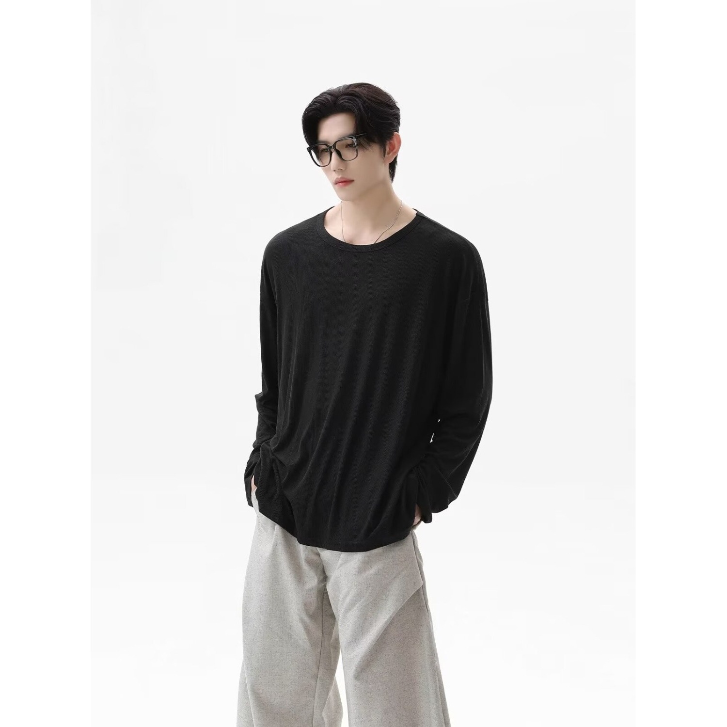 Herfst 2026 Nieuwe Textuur Lan - Undershirt Crew Neck recensie en prijs
