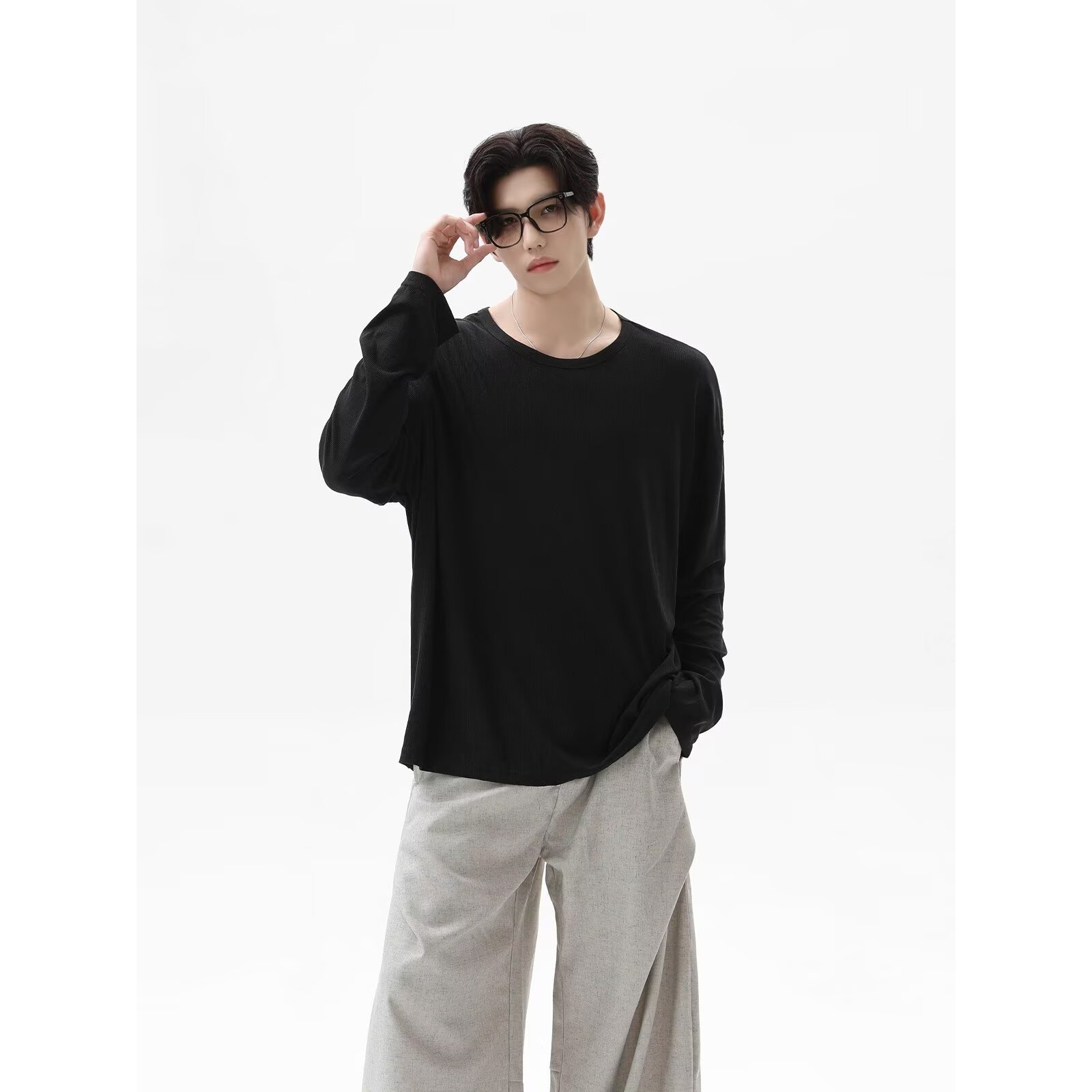 Herfst 2026 Nieuwe Textuur Lan - Undershirt Crew Neck recensie en prijs