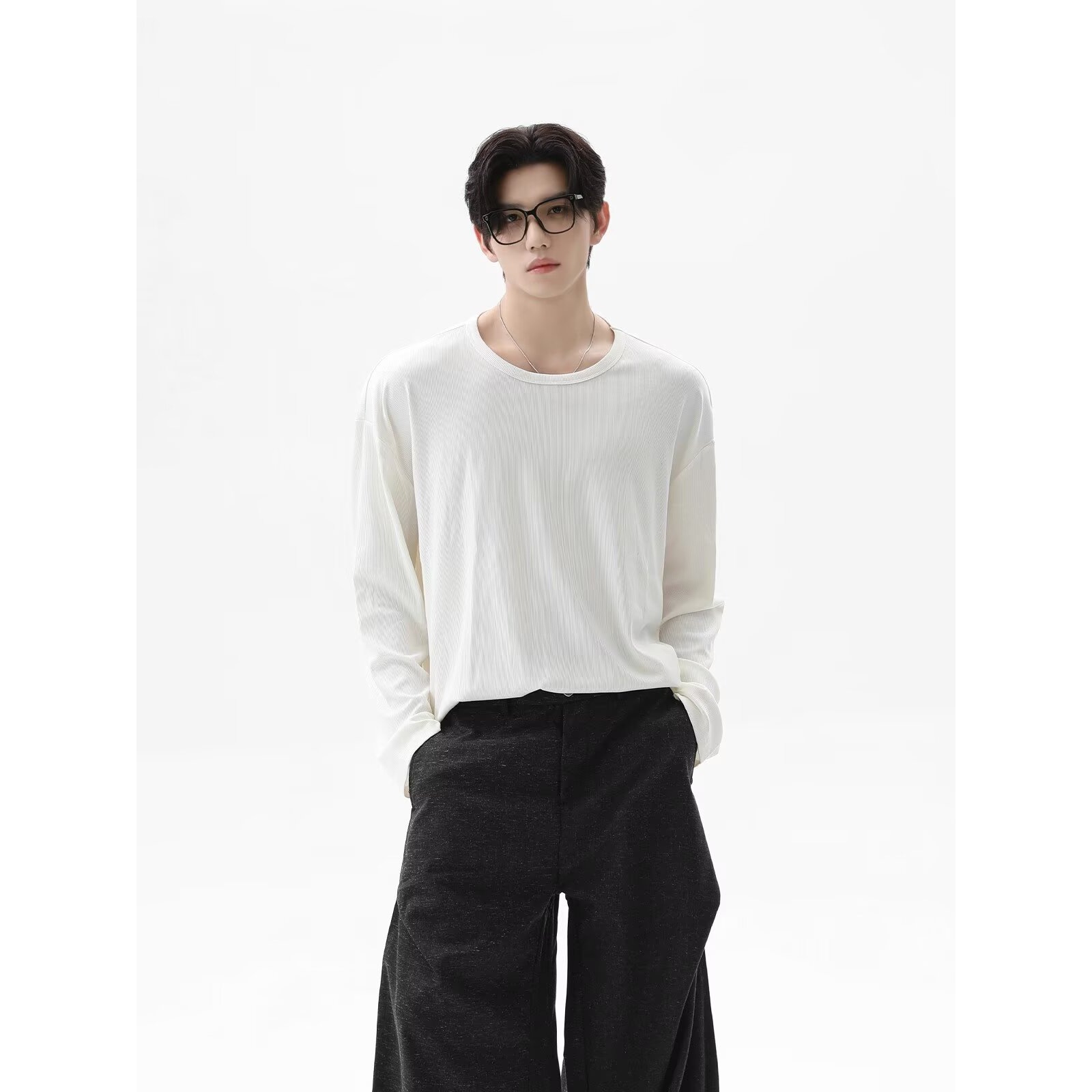 Herfst 2026 Nieuwe Textuur Lan - Undershirt Crew Neck recensie en prijs